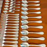 Christofle pearl flatware, 60 pieces, excellent condition