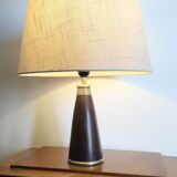 Tadelakt lamp wood color