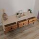 Meuble bas scandinave rénové - Idéal meuble TV - Pièce unique