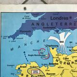 school map Librairie Armand Colin Reinhart and Wagret La France from 1939 to 1945 / 2nd GM 1970