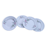 4 dessert plates Pontesa Porcelain Royal of Spain