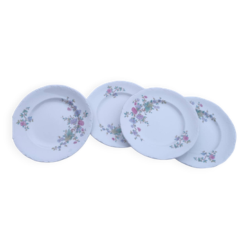 4 assiettes à dessert Pontesa Porcelaine Royal d'Espagne