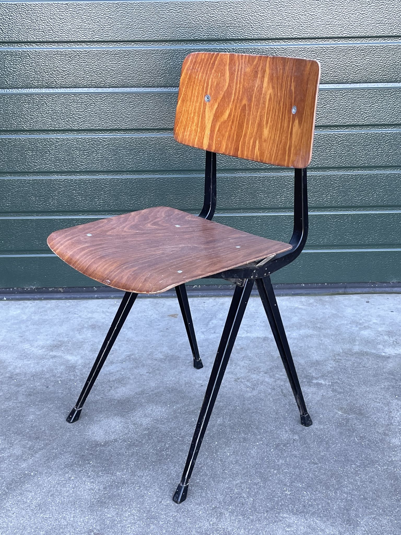Result Chair by Friso Kramer for Ahrend De Cirkel, 1970 in black