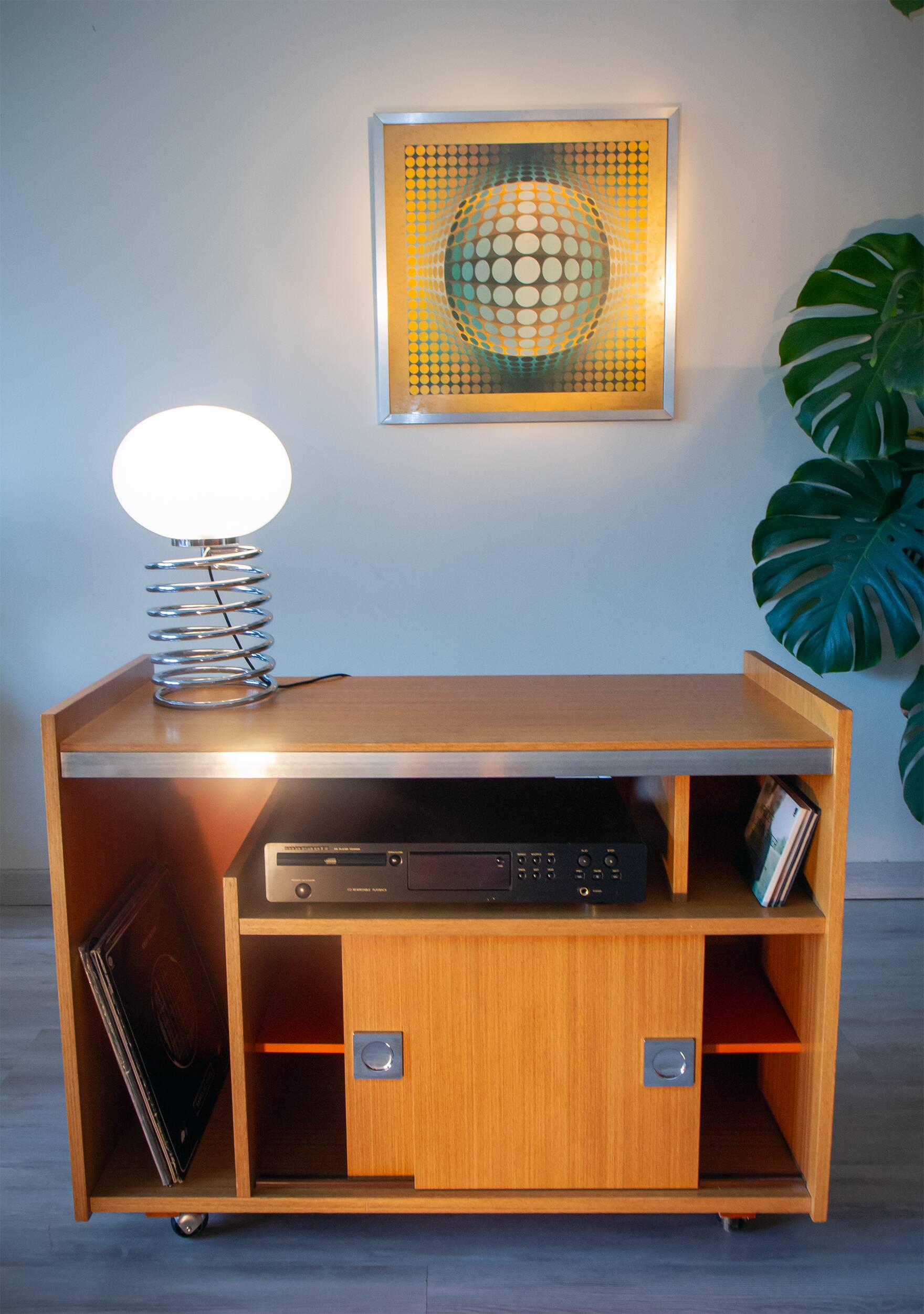 70's Berlioz teak furniture, HIFI TV, other