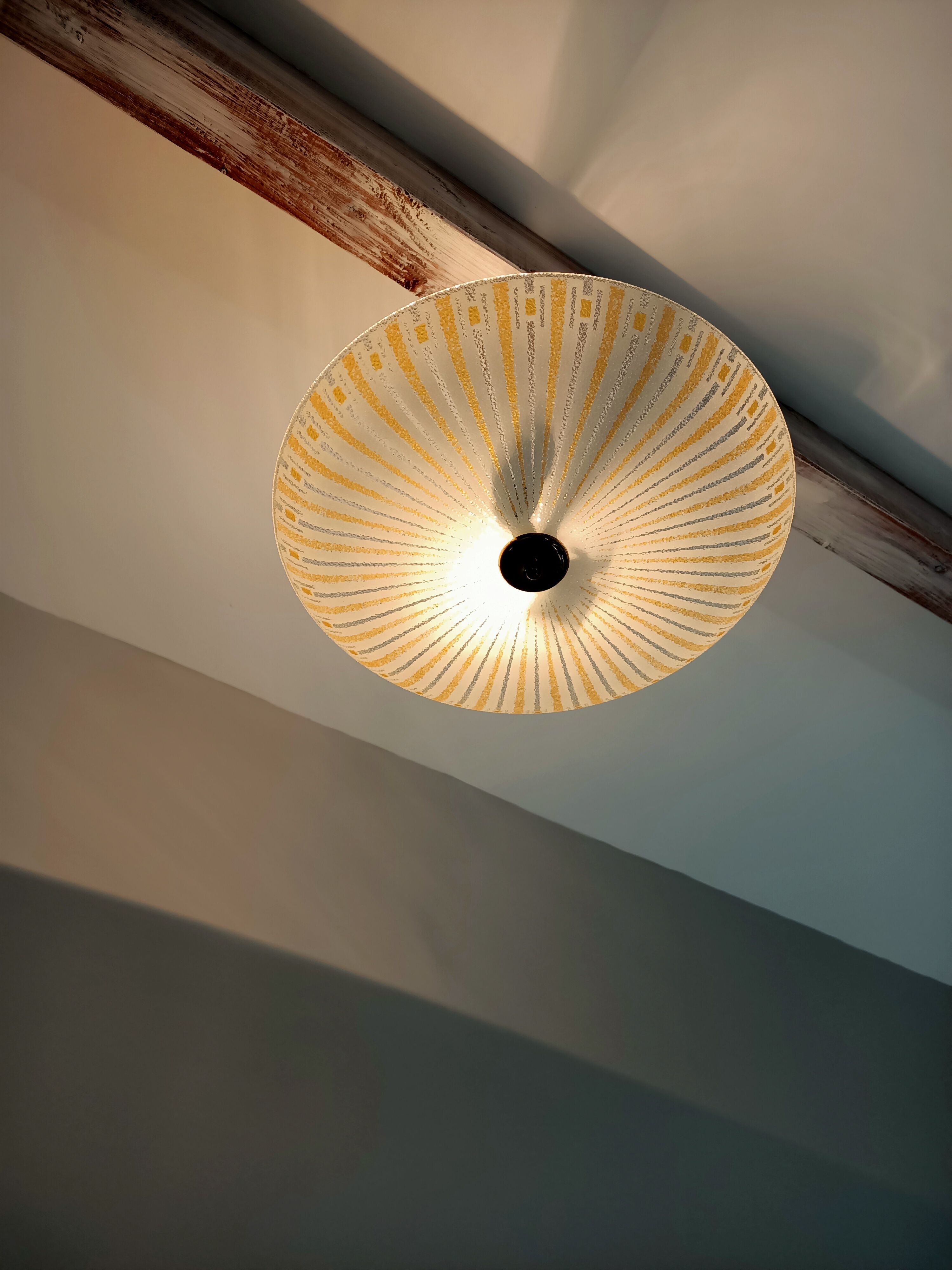 Glass ceiling lamp diameter 47 cm