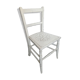 Wooden chair with star decoration, original patina