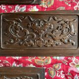 Ensemble de panneaux décoratifs anciens- meubles de voyage Asie