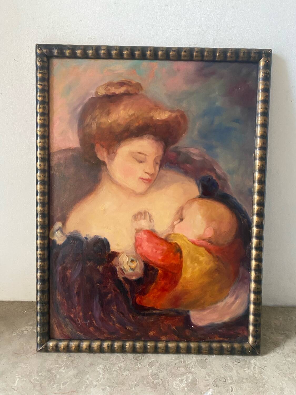 Maternity signed Anna Maria de Saeger