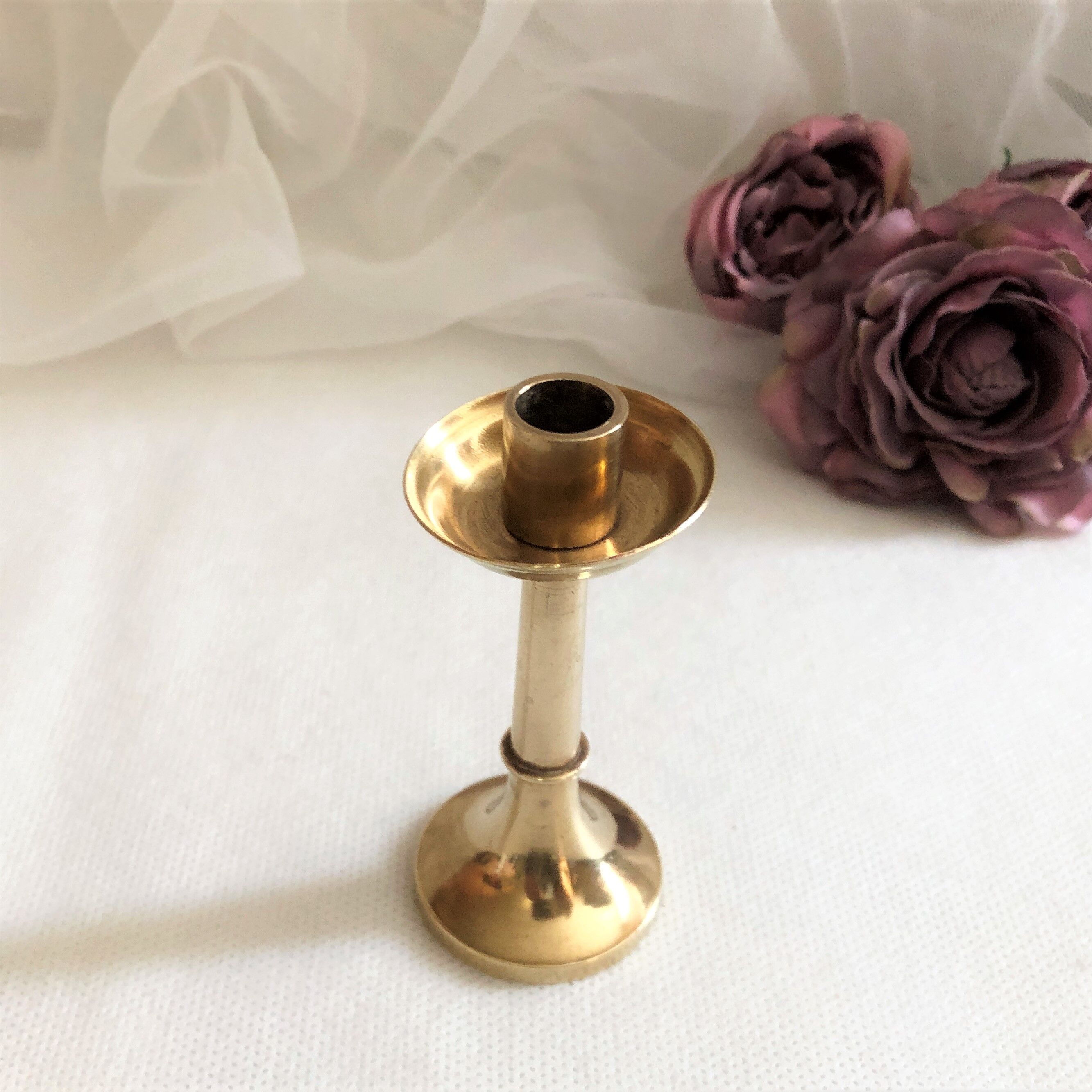 Mini bronze candle holder XIXth