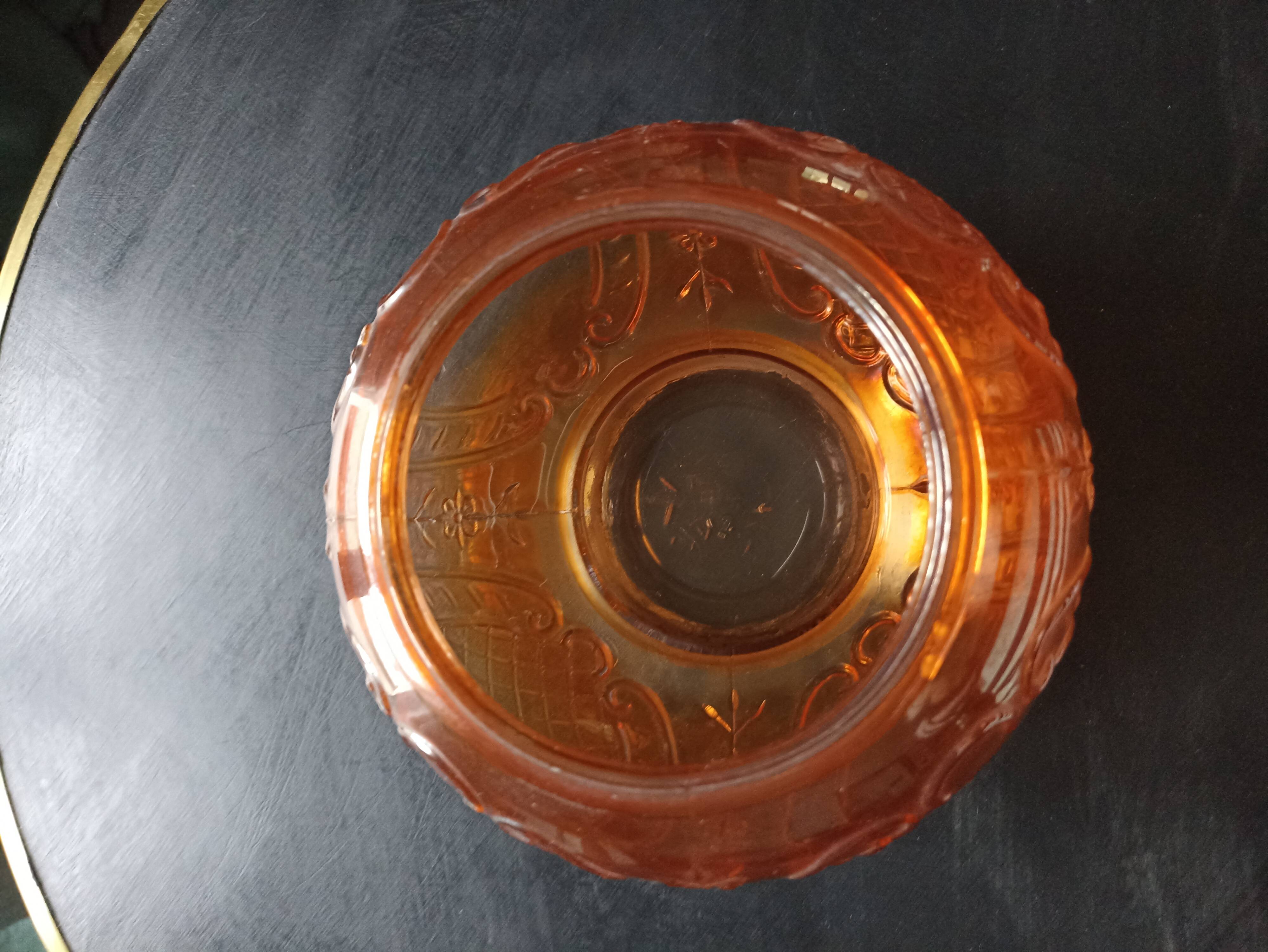 Antique glass vase