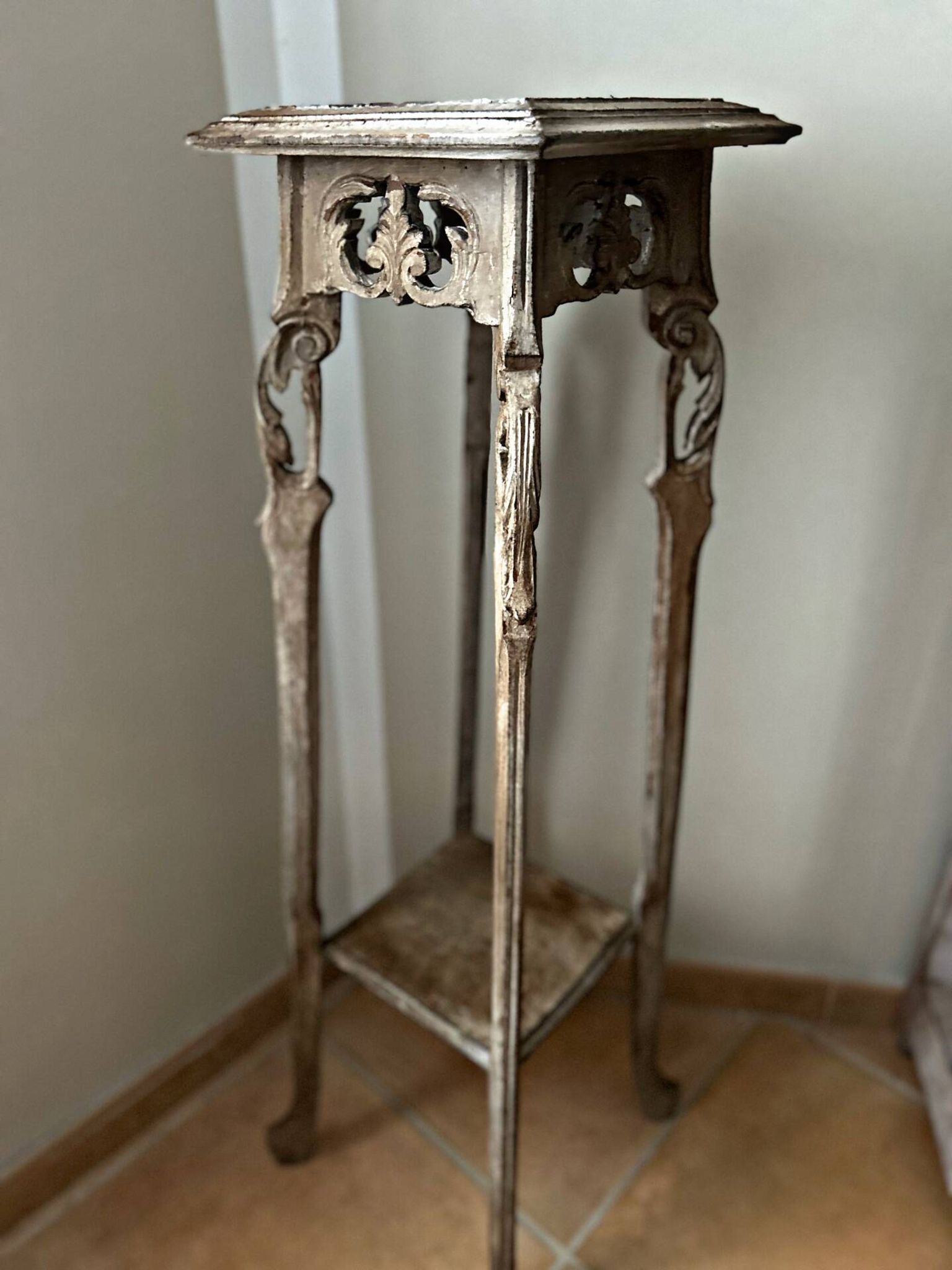 Sellette ancienne patinée – Style Art déco – Charme et authenticité