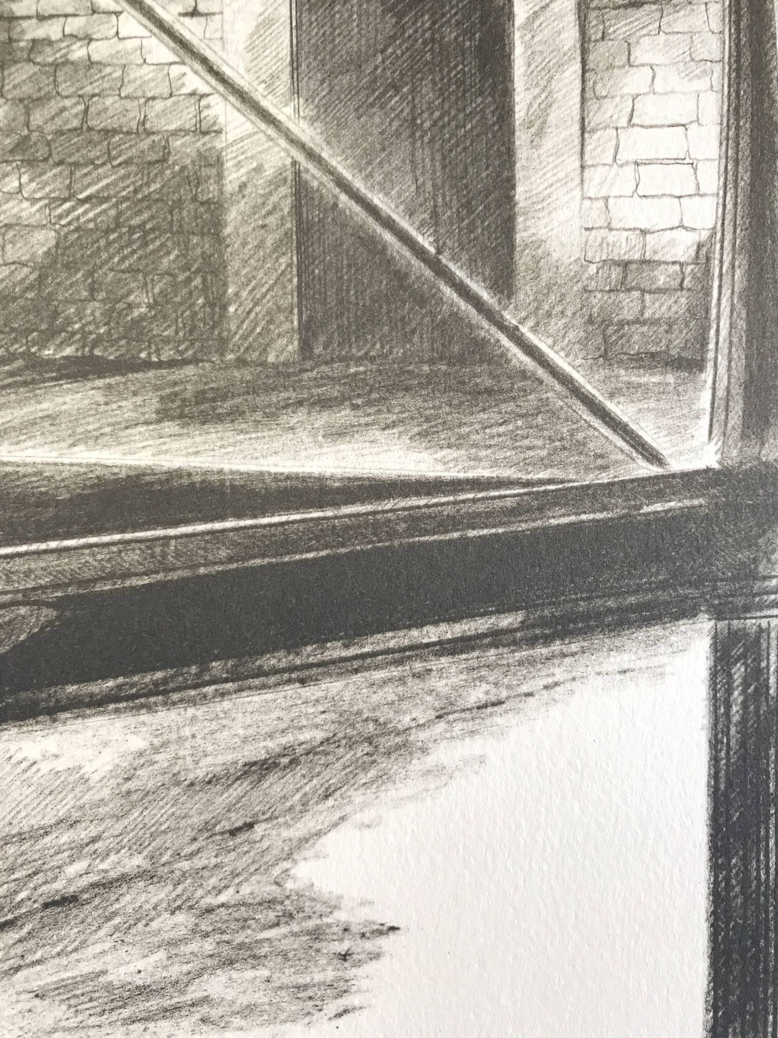 Pierre skira, docks, 1978. lithographie originale signée au crayon