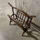 Rattan magazine rack from the 60s