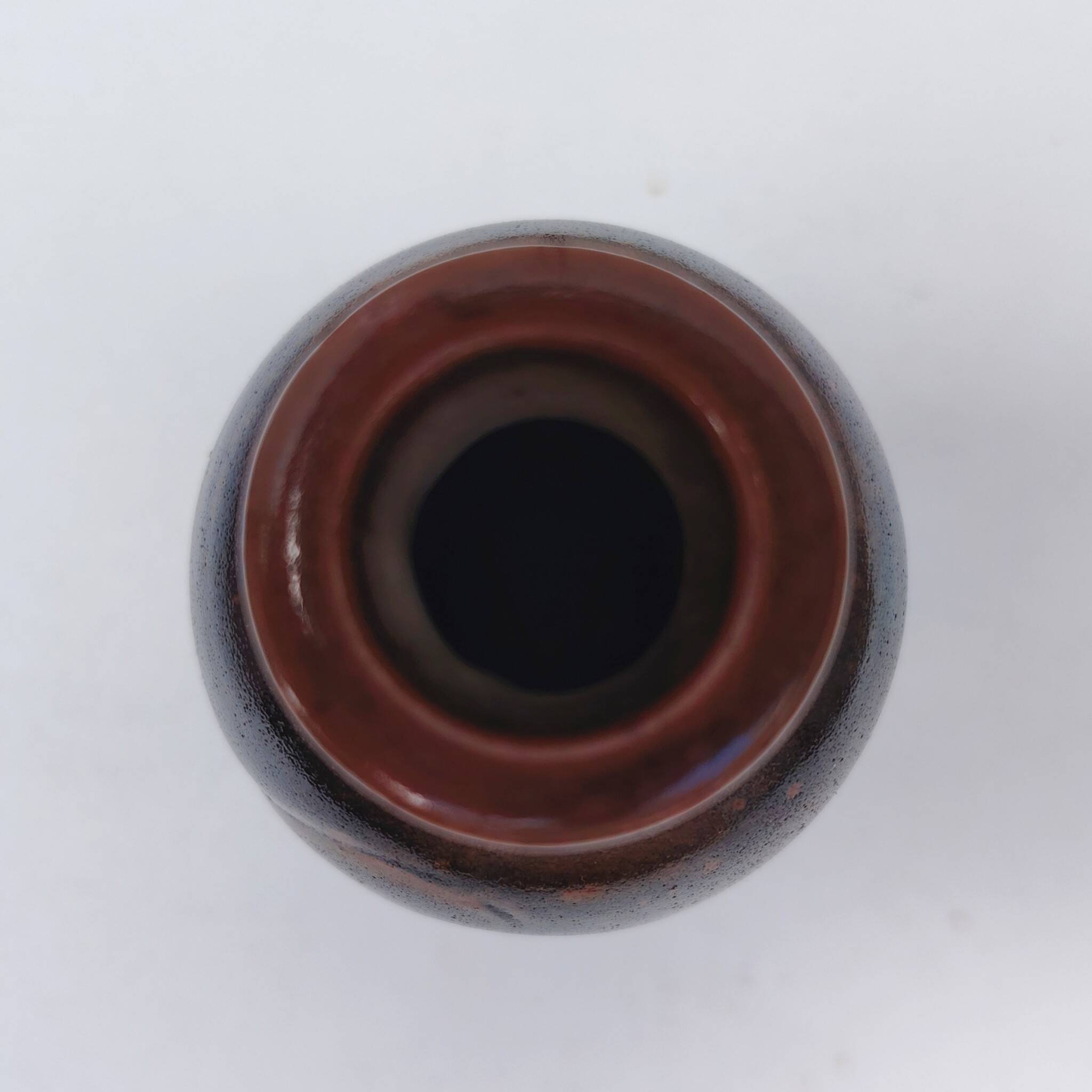 Single flower vase, pottery La Colombe, M. Brault