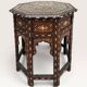 Hoshiarpur octagonal side table, rosewood, mother-of-pearl and bone, 1880
