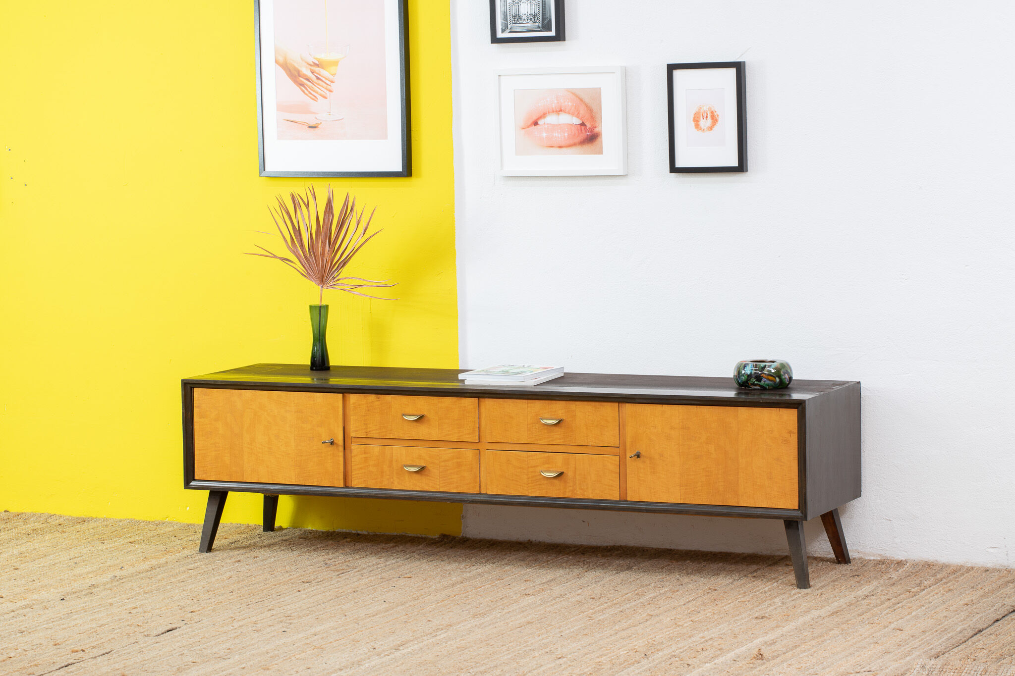 Vintage Scandinavian Enfilade – 200 cm
