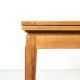 Table de repas extensible en acajou blond