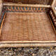 Rattan shelf cabinet