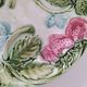 Barbotine plate with strawberries in relief, late 19th and early 20th century