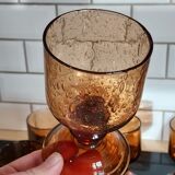 6 glasses with Biot stemmed