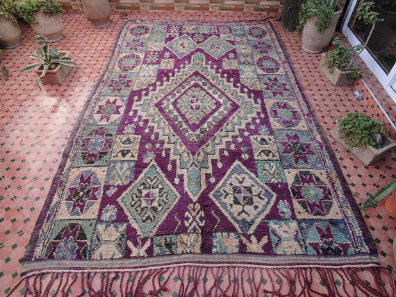 Beni m'guild antique carpet 344 x 218 cm