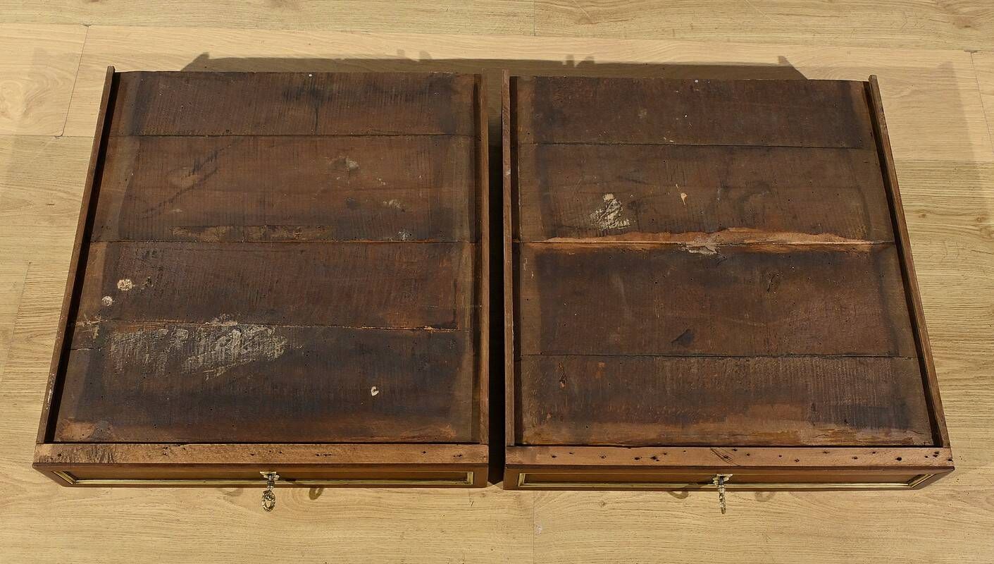 Mahogany Bureau Plat, Louis XVI style - 2nd part of the 19th century