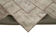 Handwoven oriental overdyed 202 cm x 297 cm brown patchwork carpet