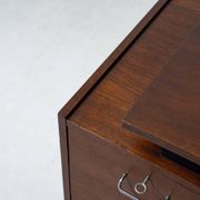 Floating minimalist hairpin desk by Nijkerk, 1950s