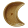 Coupelle lune en céramique marron