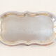 Pair of salt pans and its plate in solid silver 925 montenegro