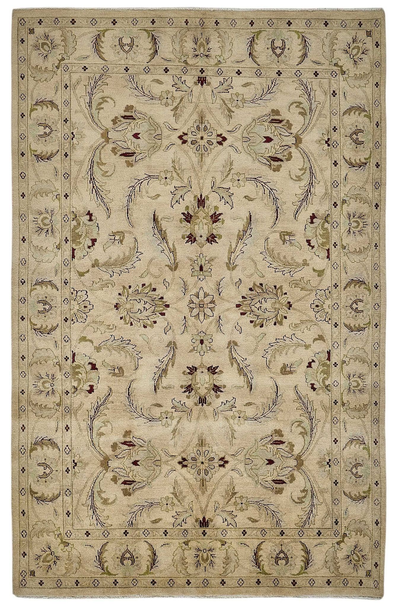 Turkish Handknotted Wool Oushak Rug 180 cm x 276 cm