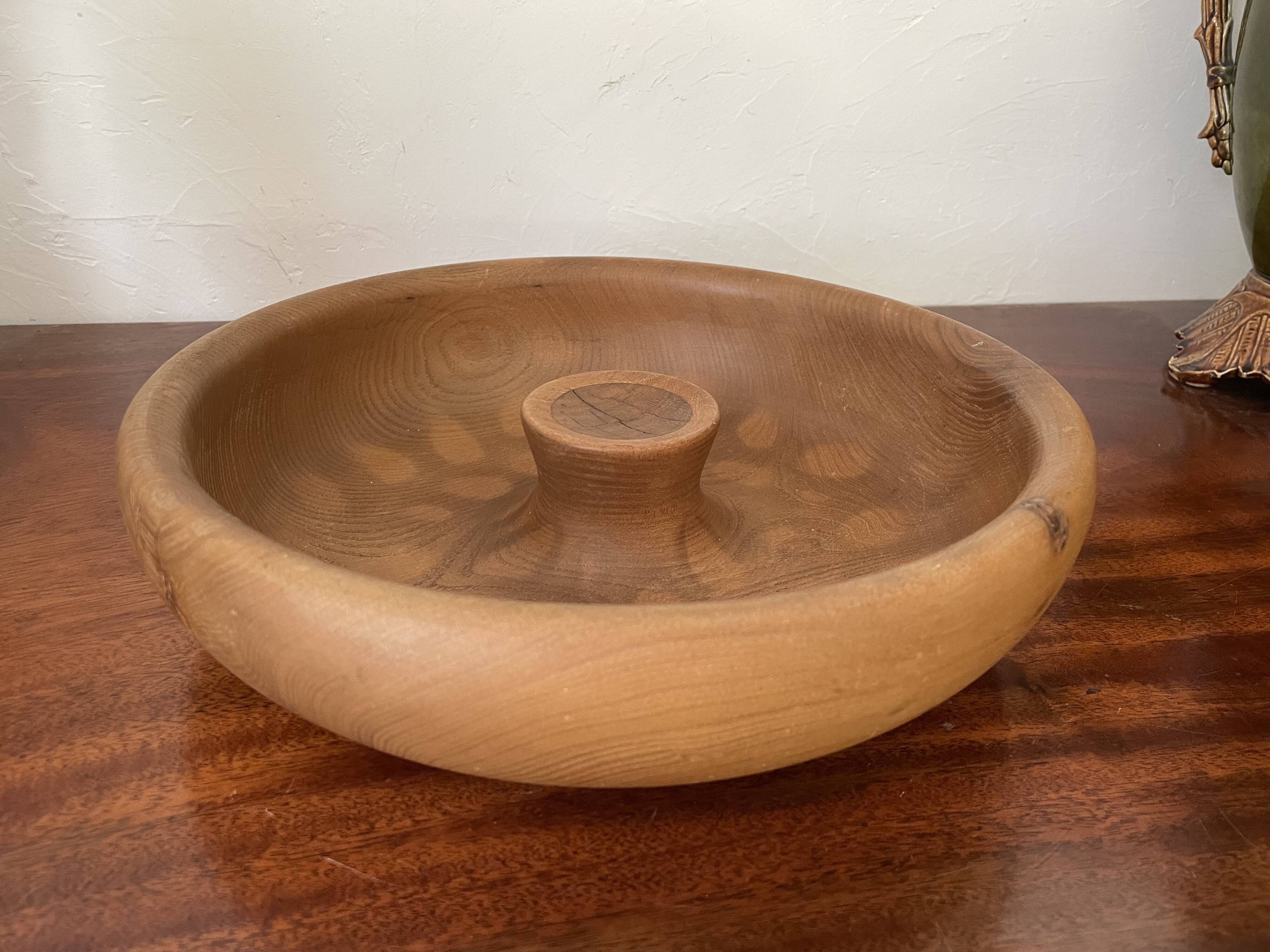 Vintage wooden dish