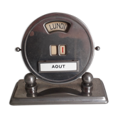 Perpetual calendar Art Deco Mistral