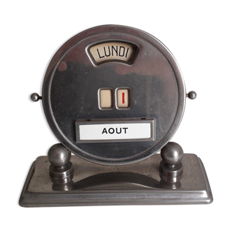 Perpetual calendar Art Deco Mistral