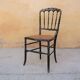 Napoleon III wooden and canning chair, 1920s
