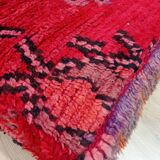 Handmade Berber pouf in wool 60 X 60 X 20 CM