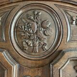 Richly carved Norman wedding cabinet