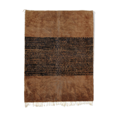 Modern Moroccan carpet brown 150x90cm