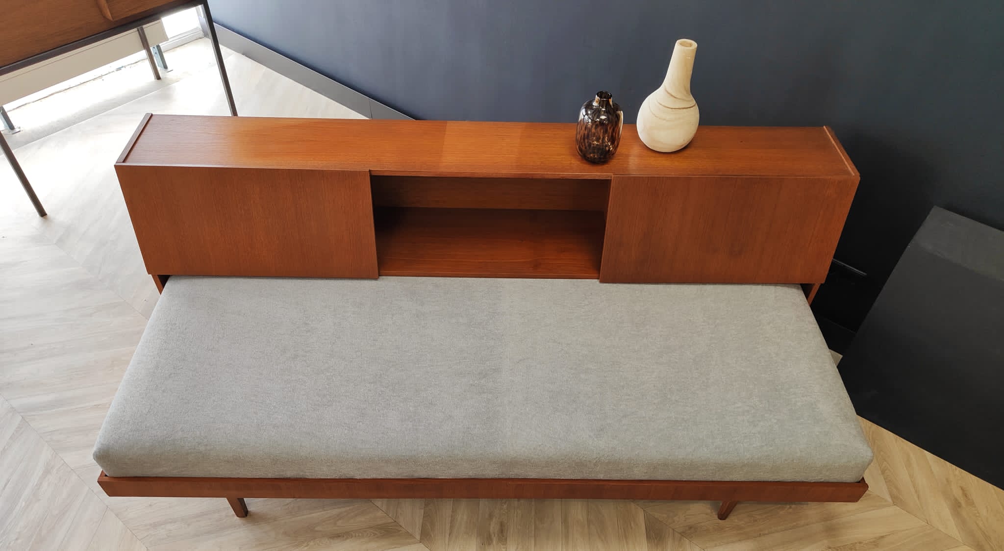 Mid century daybed vintage - sofa, sofa bed, sofa