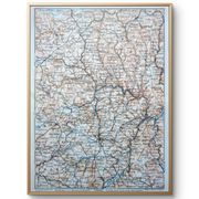 Printed in 1910, Luxembourg and its surroundings.