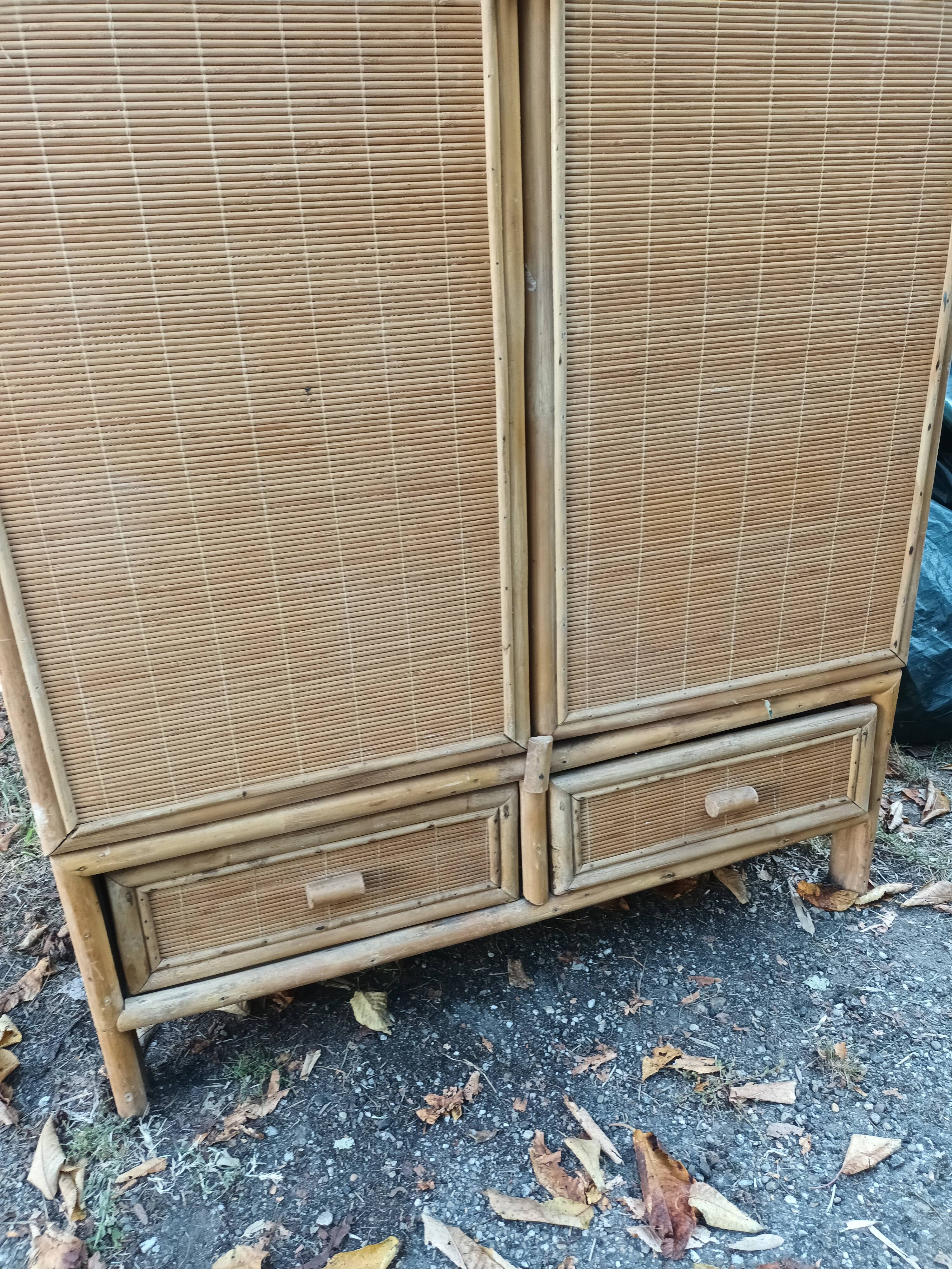 Bamboo wardrobe