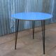 Table round blue imexcotra formica 1950