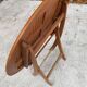 Folding garden table in solid teak Proloisirs parasol 80cm