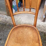 4 chaises bois courbé 1920/1940.