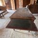 Large flat desk in Louis XVI style made of mahogany, early 20th century.