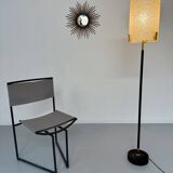 Old metal and persplex floor lamp, French design, vintage 60s