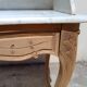Table de toilette, plateau marbre
