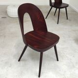 Set of 4 all-wood chairs by Antonin Suman for Tatra Nabytok