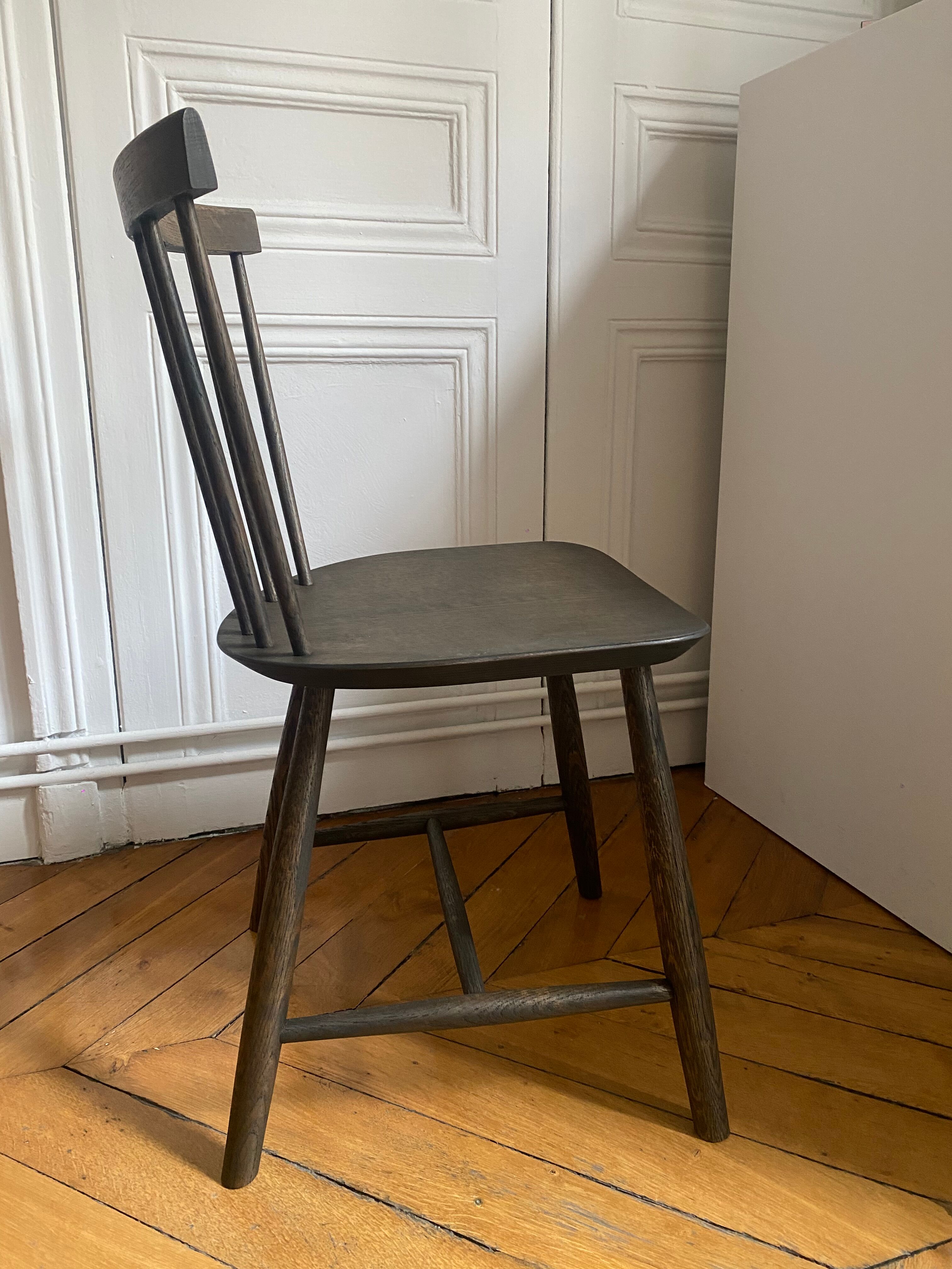 Chair J46 FDB Mobler in smoked oak