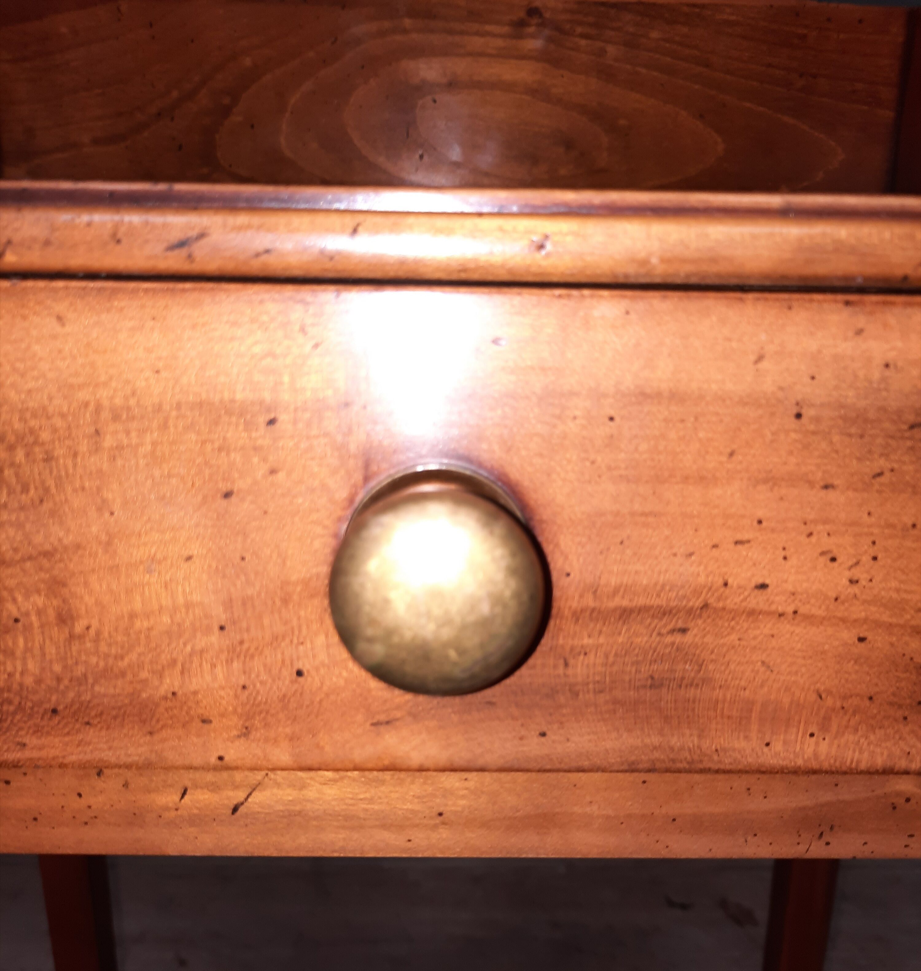 Cherry wood side table